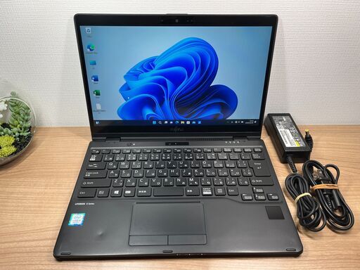 LTE搭載・タッチパネル〉1266 富士通 LIFEBOOK U939X/A i5-8365U ８GB / SSD 256GB 第8世代 Windows11 Office 軽量