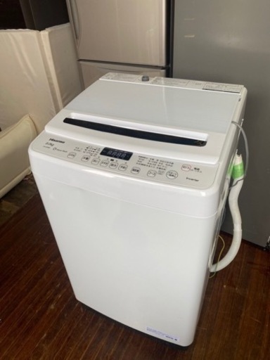 北九州市内配送無料　保証付き　2021年式　ハイセンス 全自動洗濯機 洗濯8.0kg HW-DG80B 北九州市内配送無料 保証付き 2021年式 ハイセンス 全自動洗濯機 洗濯