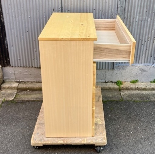 無印 パイン材チェスト ワイド 無印良品 パイン材4段チェスト ワイド