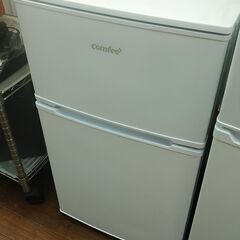 3か月間保証☆配達有り！12000円(税抜）comfee 2ドア冷蔵庫 90L