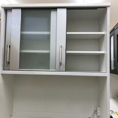 ☆ジモティ割あり☆ レンジボード 白 H190×D50.5×W100 クリーニング