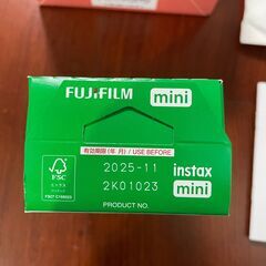 チェキ　instax mini 12　フィルム付き