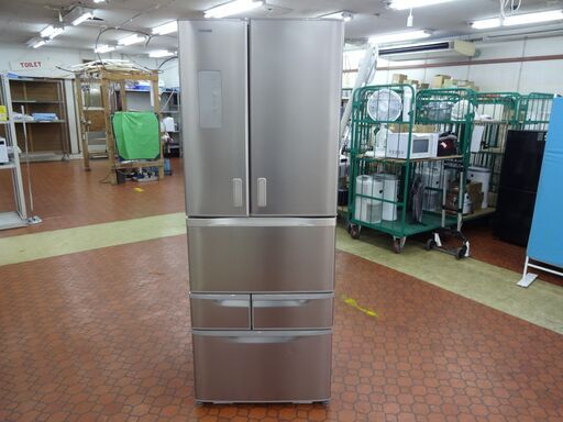 ID 170742　冷蔵庫６ドア　501L　東芝　２０１８年　GR-507F