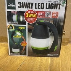 ソロキャンプ　　緊急用　LEDライト