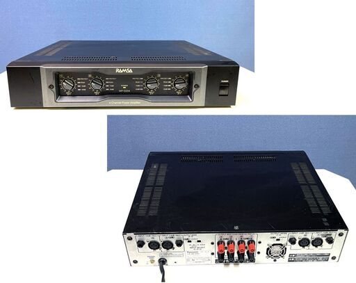 Panasonic RAMSA WP-D204 ラムサ パワーアンプ 4ch 連続出力200W