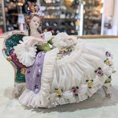 Wa350 置物 アイリッシュドレスデン ウエディングチルドレン