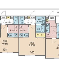 💚千葉県柏市💚新築物件　1K 専有面積 26.22㎡💚💰敷金/礼...