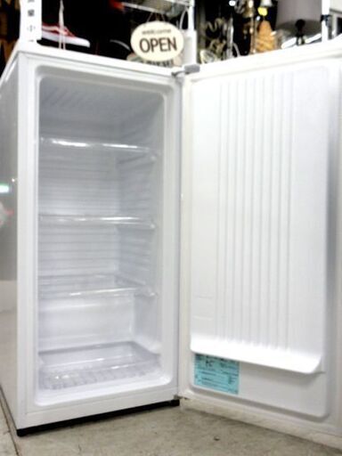 冷凍庫 100L 2017年製 Haier JF-NU100G 1ドア 前開き ホワイト 白色 冷凍ストッカー キッチン家電 ハイアール 苫小牧西店 冷凍庫 100L 2017年製 Haier JF-NU100G 1ドア 前開き ホワイト 白色
