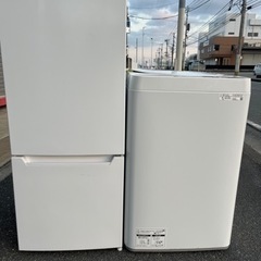 福岡市配送設置無料　高年式22年製　冷蔵庫、洗濯機セット