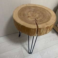 丸太 サイドテーブル