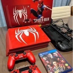 売約済】限定版 PS4 Pro HDD 1TB スパイダーマンLimited Edition 龍が