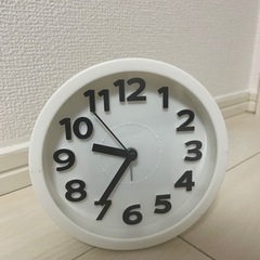 ニトリ　置き時計(FX-036WH)　