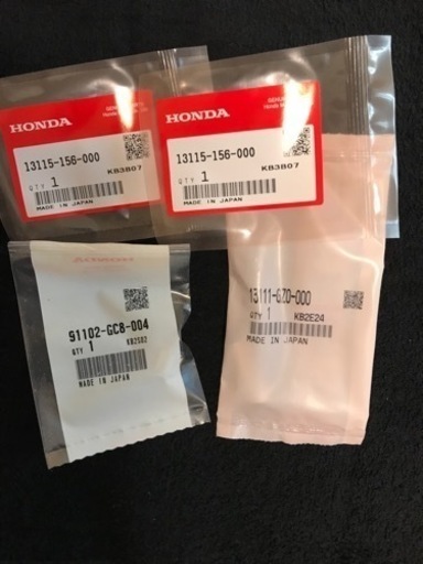 NSR50 NS-1 ピストン ピストンリング ピストンピン コネクティングロッドベアリング 純正 新品 セット　ホンダ　HONDA