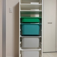 【ネット決済】【美品】IKEAトロファスト 可動棚 おもちゃ箱本棚