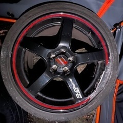 ホイール4本せっと　タイヤバリ山