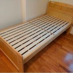 【ネット決済】【美品】4段階高さ調節 すのこベッド