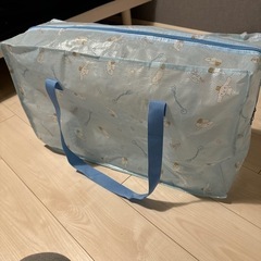 シナモロール　シナモン　サンリオ　水色　エコバッグ　収納袋