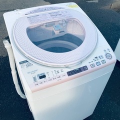 ♦️SHARP電気洗濯乾燥機 【2014年製 】ES-TX830-P