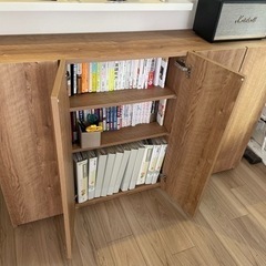 キャビネット　サイドボード　リビング　収納　木製　収納棚　ロウヤ　lowya