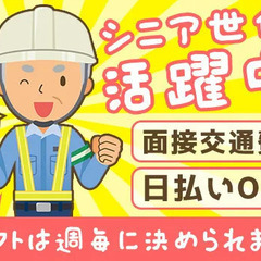 今なら面接交通費＜5,000円＞力仕事は一切ナシ♪シニア活躍中／...