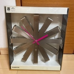 ✨新品✨おしゃれウォールクロック　ニッケル　直径30cm インテ...