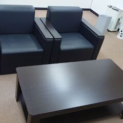 応接セット 3人掛ソファ 1人掛ソファ2点 センターﾃｰﾌﾞﾙ