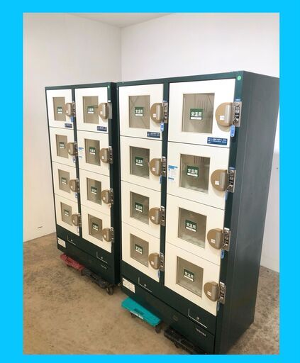 値下げ中⭐⭐お得商品⭐⭐ 【現状品販売及び直接引き取り限定】 東芝　コイン式冷蔵 ロッカー　W1000×D580H1780　145㎏　単相100V