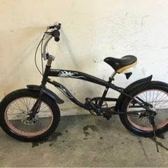 129□岐阜発/CYCOO/ビーチクルーザー/自転車/20インチ/走行確認済/防犯有り/サビ傷有り/タイヤひび割れあり/R4.11/8□ 129□岐阜発/CYCOO/ビーチクルーザー/自転車/20インチ/走行確認済/防犯