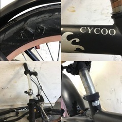 129□岐阜発/CYCOO/ビーチクルーザー/自転車/20インチ/走行確認済/防犯