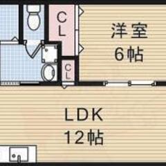 茨木市横江の2DKアパート、リフォーム前の今だけ価格 (仮止中) − 大阪府
