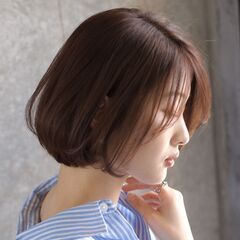 【横浜駅隣、反町駅目の前の美容室corte✂】　カットカラーモデ...