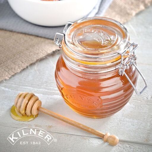 KILNER キルナー ハニーポット \u0026 ドリズラー 0.4L 38-2062-00 径10×高さ10.5cm クリア
