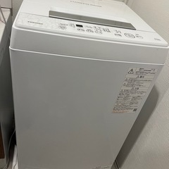 TOSHIBA 洗濯機　4.5kg 2022年製