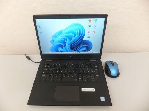 【超美品】DELL ノートパソコン 「高速SSD」コア5・8世代搭載「Win11・Office2021」管理No1-B