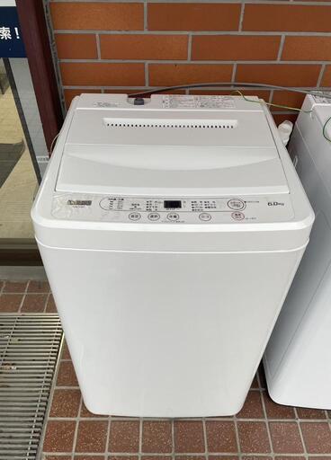 【sj346】ヤマダセレクト　全自動洗濯機　6.0kg   2022年製　YWM-T60H1
