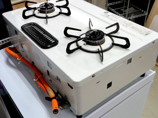 ガステーブル LPガス 2019年製 プッシュ式 パロマ/Paloma プロパンガス