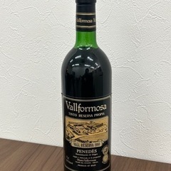 未開封　Vallformosa ワイン　スペイン　お酒　赤ワイン