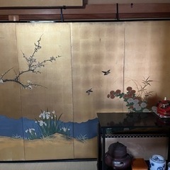 金屏風　大　茶室