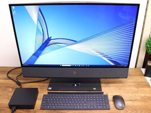 ≪G047ジ≫HP ENVY All-in-one 32 一体型/パソコン win11Pro/i7-10700/16GB/RTX2070/SSD 512GB/HDD 2TB