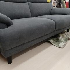 ☆ジモティ割あり☆ 3PソファGY クリーニング済 現状販売【joh1121】