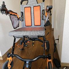 【ネット決済・配送可】▼超軽量電動車椅子　メーカーさんより部品交換可能
