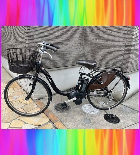 大容量12Ahpas with パスウィズ　電動自転車　電動アシスト自転車　中古  03018