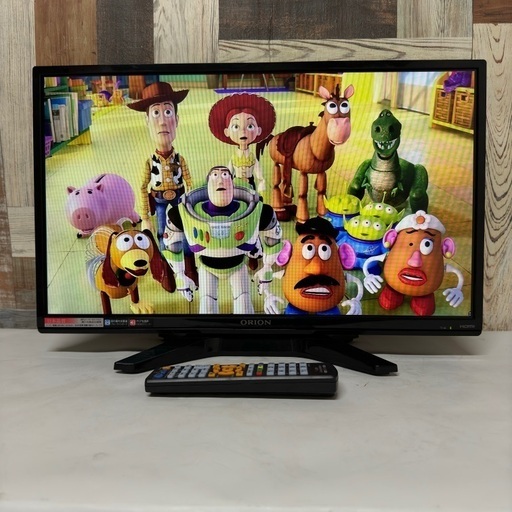 即日受渡❣️24型液晶TV薄型Wチューナーで見ながら別の番組録画可能7500円