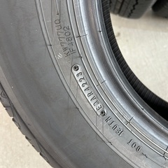 新車外し　195/80R15 シエラ　4本　