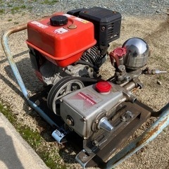 【福岡県筑後市にて引取】 動力噴霧機 動噴  MITSUBISHI 三菱 GM181L  丸山 MS253 【動作確認済み】 福岡県筑後市にて引取】 動力噴霧機 動噴 MITSUBISHI 三菱 GM181L 丸山