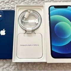 箱付き 極美品✨iPhone 12mini ブルー 128GB 