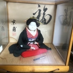 京甫作　お多福さん