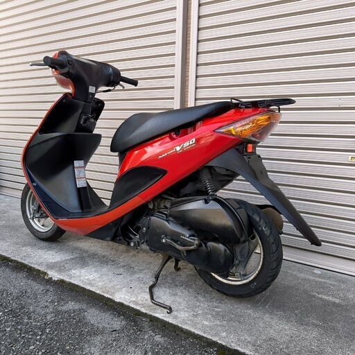 アドレスV50 4ストFI インジェクション 赤色 レッド 低走行・極上車