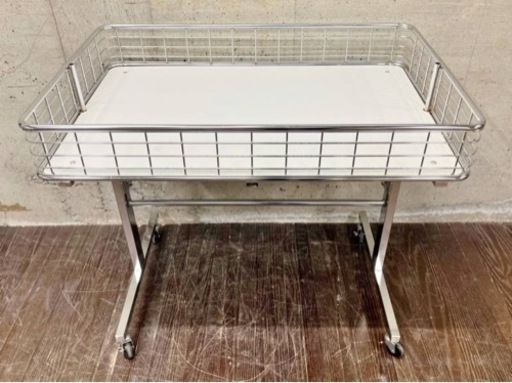 2 折りたたみワゴン 平台ワゴン 什器 ワゴン 陳列ワゴン 幅90cm キャスター付き 業務用 ワゴン什器