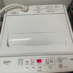 ヤマダセレクト洗濯機（一人暮らし向け、使用年数2年）